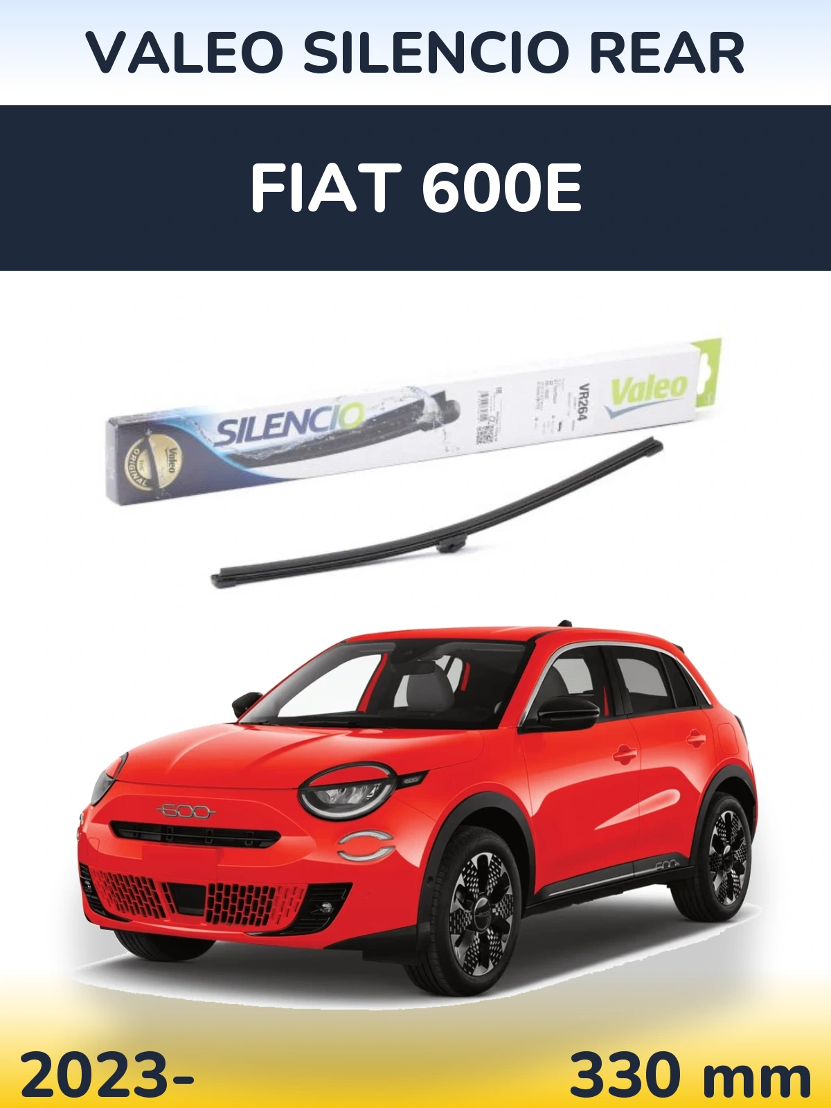 Задня щітка Valeo Silencio Rear 320 мм для Fiat 600e 2023-2026