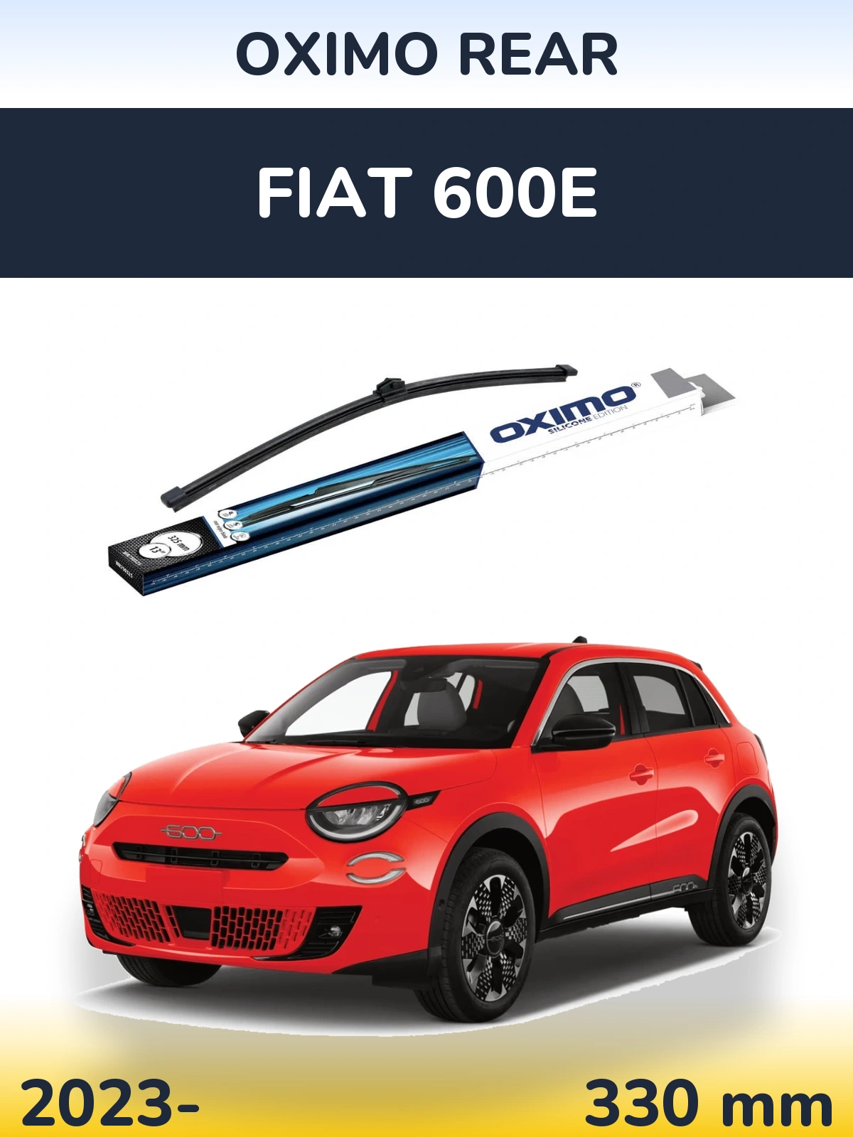 Задня щітка Oximo Rear 325 мм для Fiat 600e 2023-2026