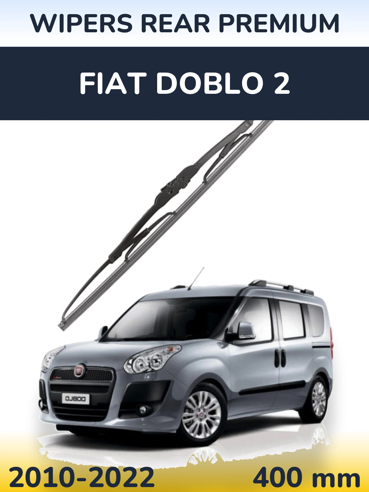 Zadní stěrač WIPERS REAR PREMIUM 400 mm pro Fiat Doblo 2 2010-2022
