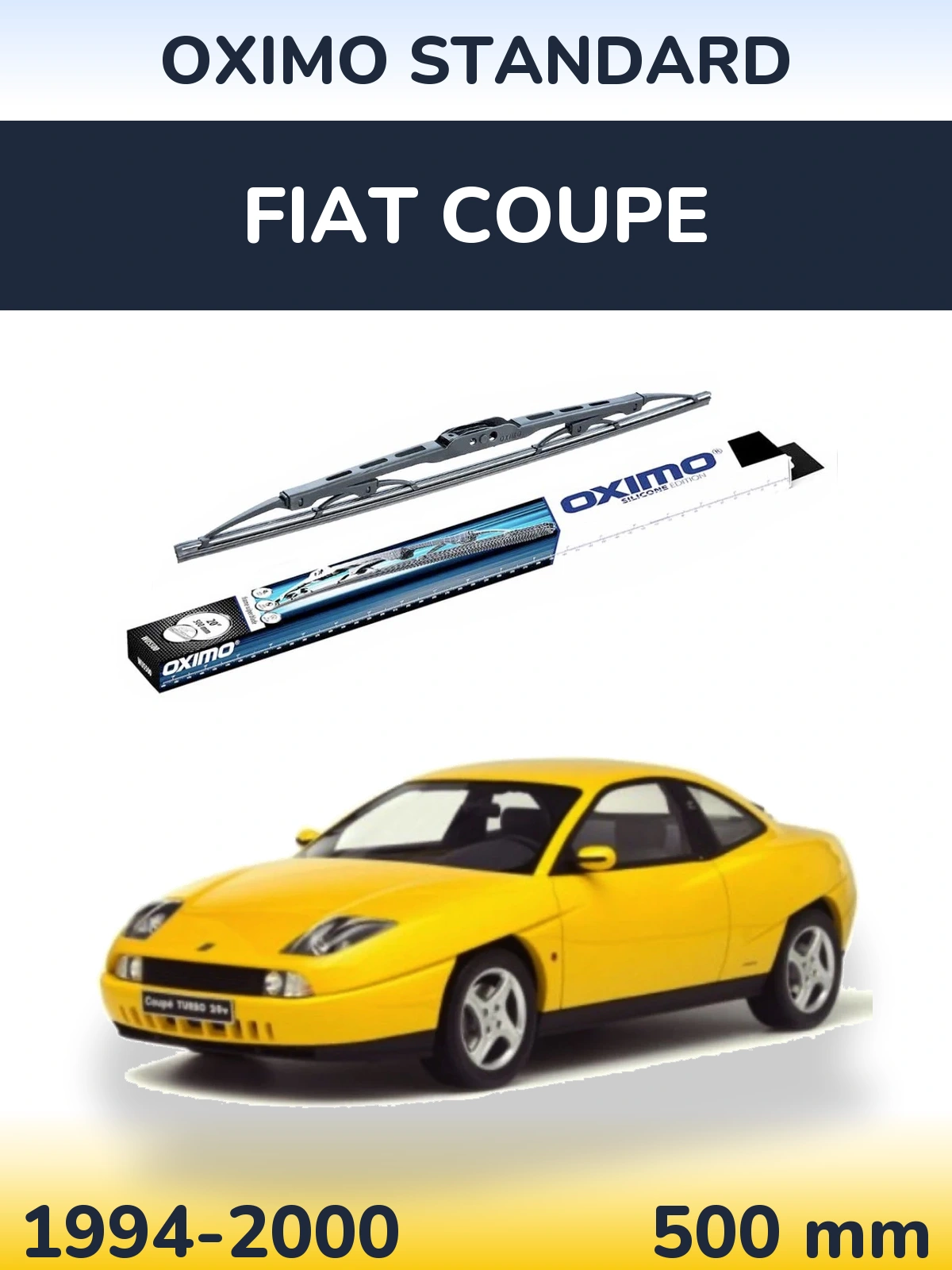 Задня щітка Oximo Standard 500 мм для Fiat Coupe 1994-2000