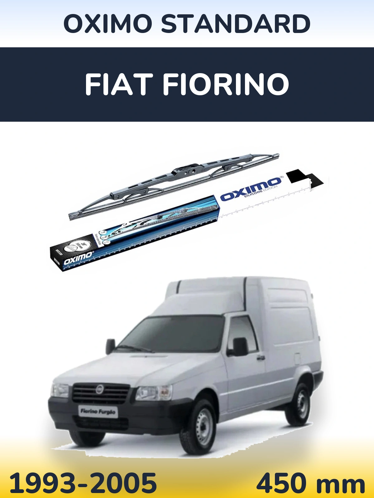 Передня щітка Oximo Standard 450 мм для Fiat Fiorino 1993-2005