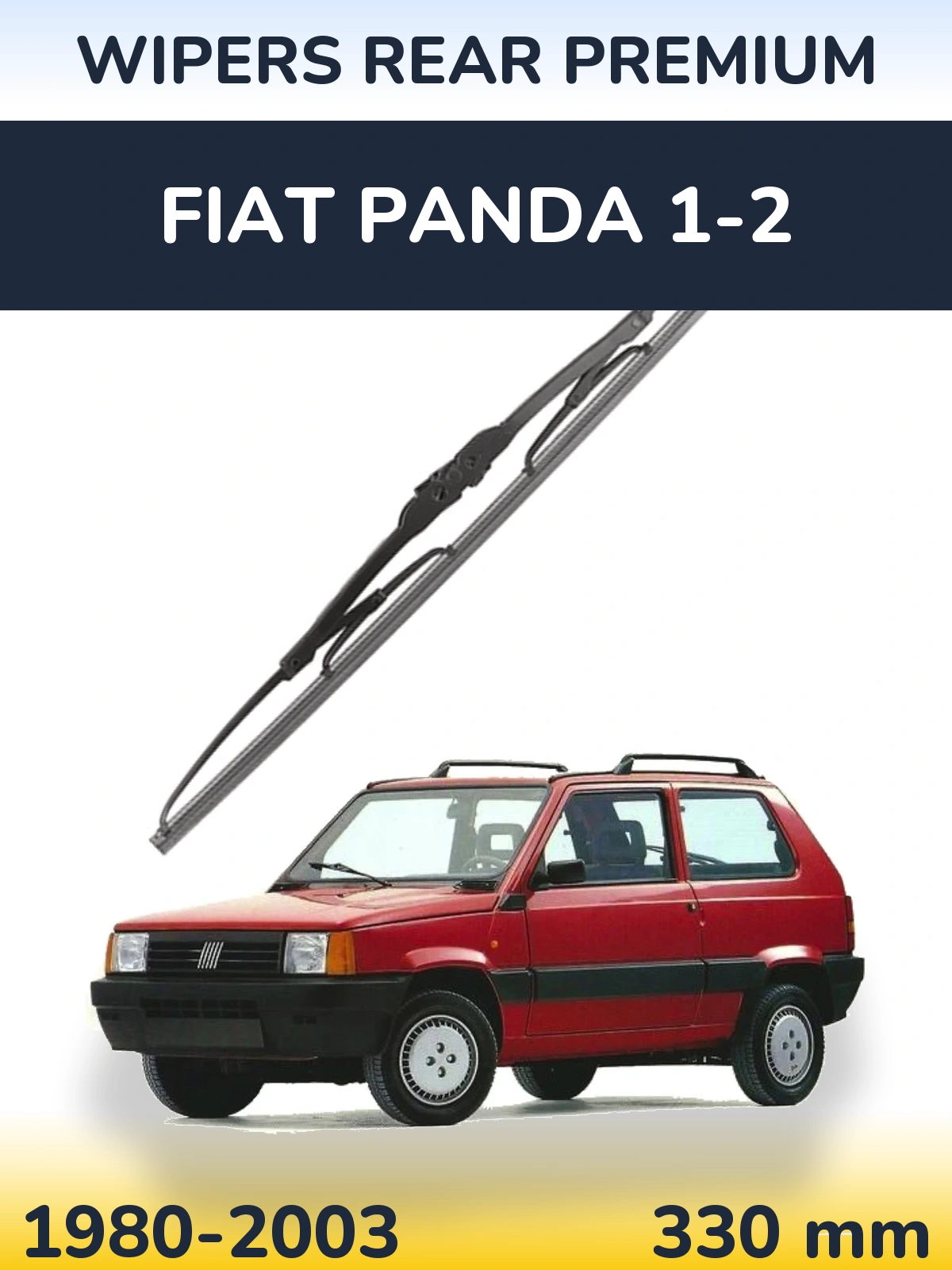 Zadní stěrač WIPERS REAR PREMIUM 330 mm pro Fiat Panda 1-2 1980-2003
