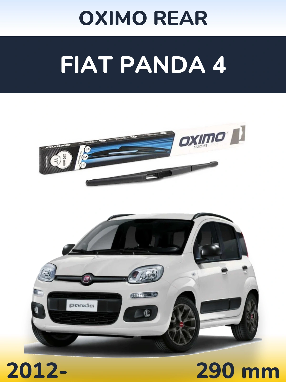 Zadní stěrač Oximo Rear 290 mm pro Fiat Panda 4 2012-2026
