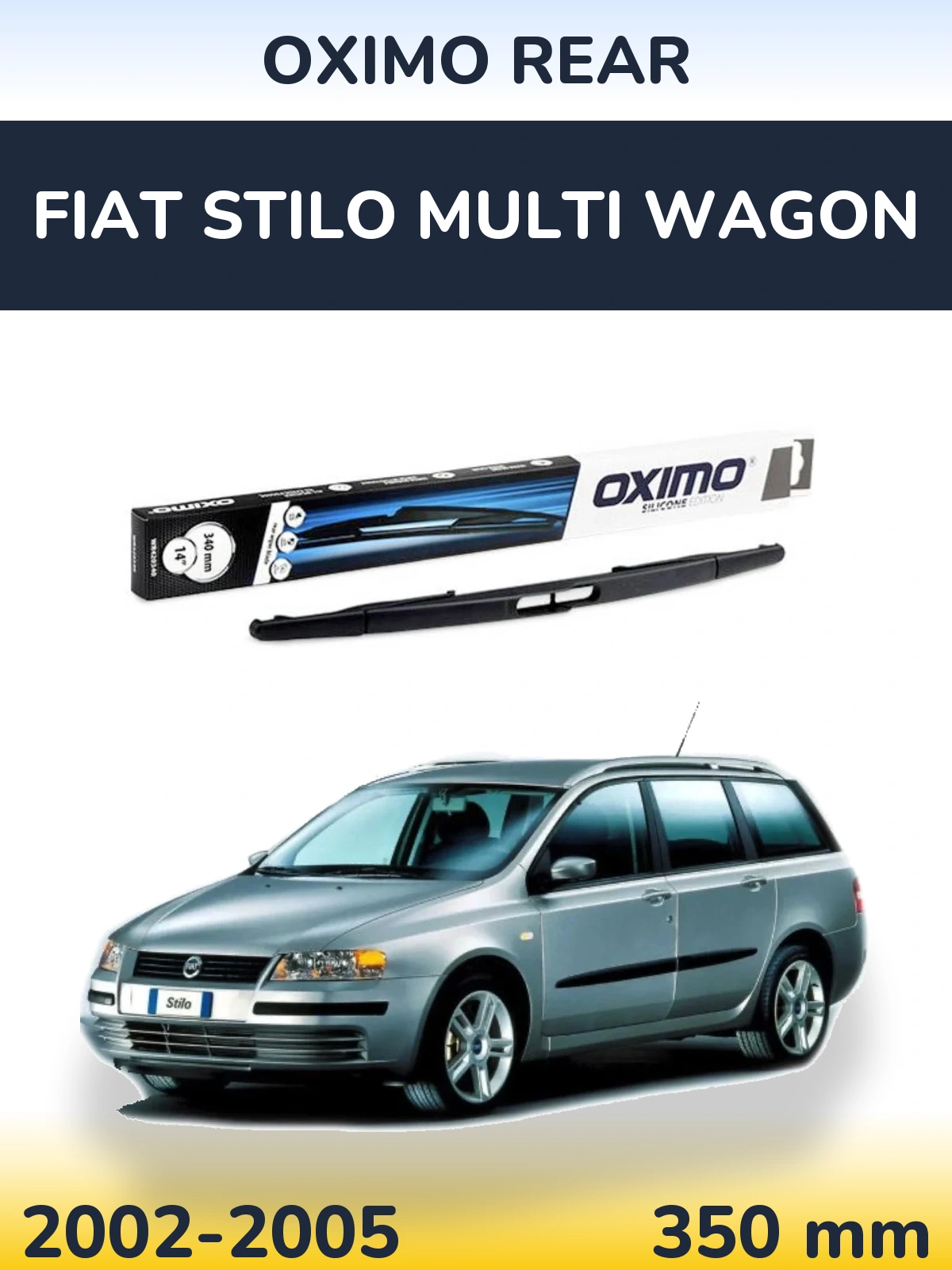 Zadní stěrač Oximo Rear 350 mm pro Fiat Stilo Multi Wagon 2002-2005