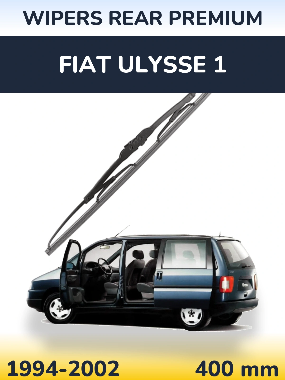 Zadní stěrač WIPERS REAR PREMIUM 400 mm pro Fiat Ulysse 1 1994-2002