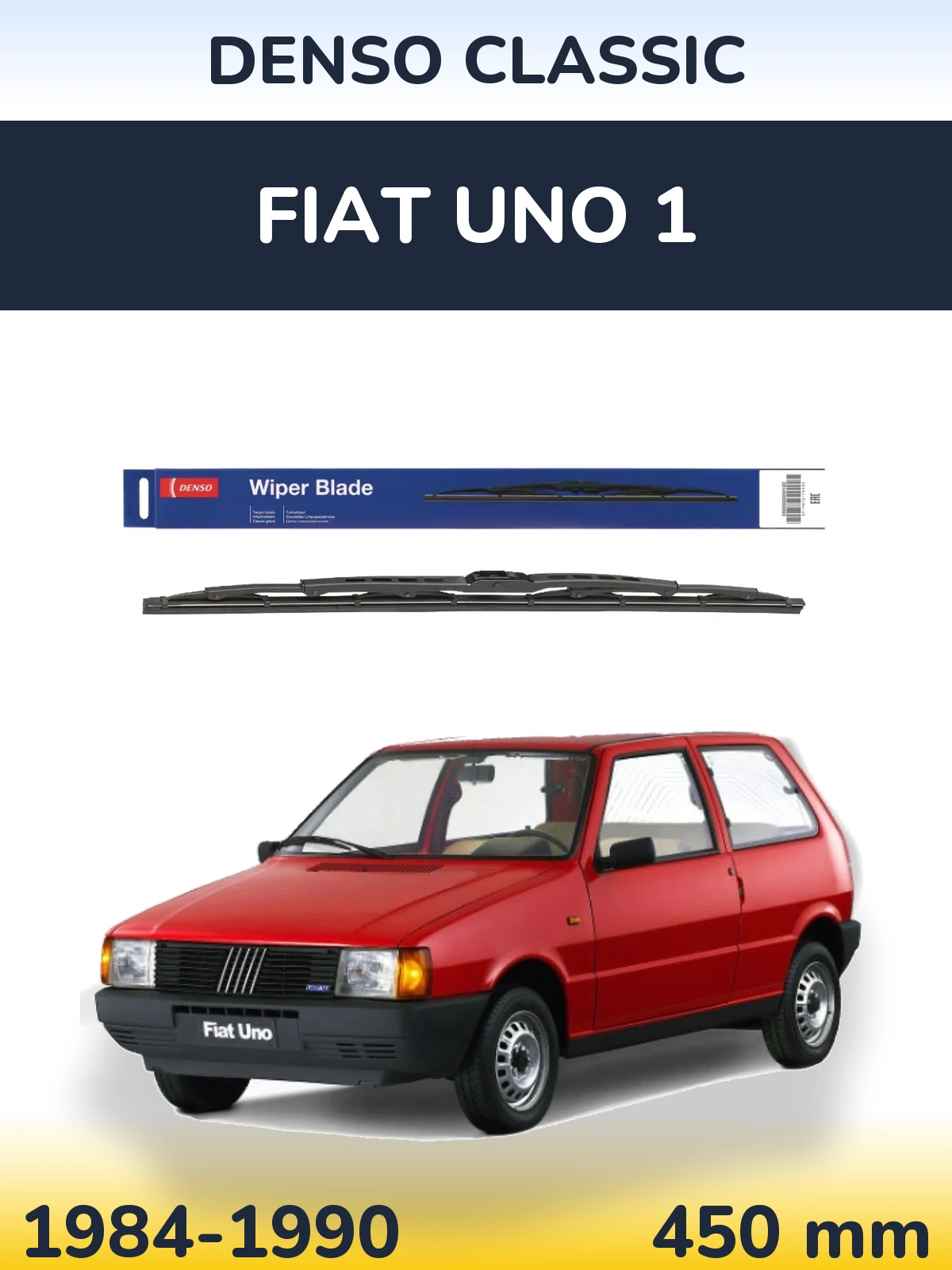 Přední stěrač Denso Classic 450 mm pro Fiat Uno 1 1984-1990
