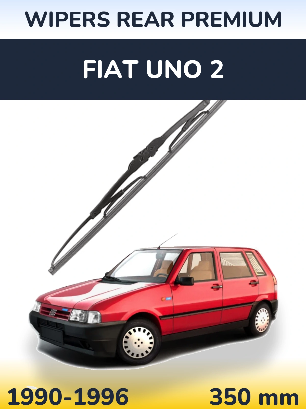 Zadní stěrač WIPERS REAR PREMIUM 350 mm pro Fiat Uno 2 1990-1996