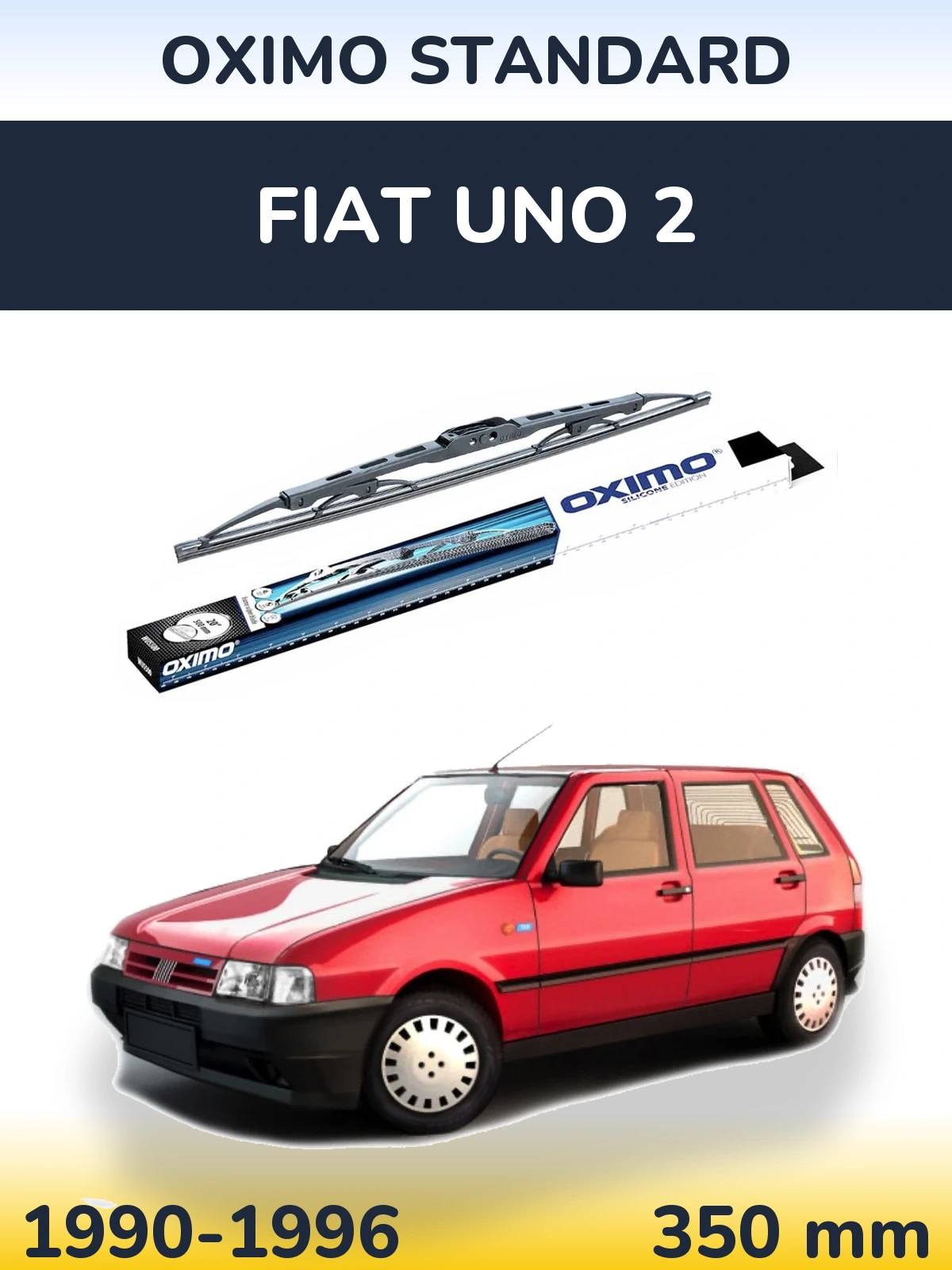 Zadní stěrač Oximo Standard 350 mm pro Fiat Uno 2 1990-1996