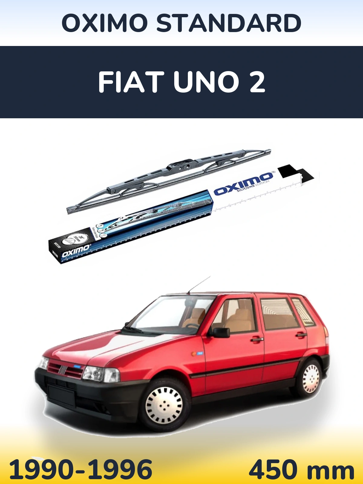 Přední stěrač Oximo Standard 450 mm pro Fiat Uno 2 1990-1996