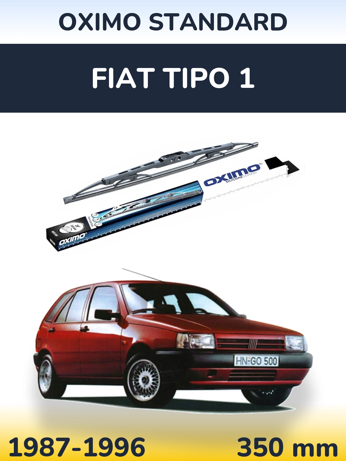 Zadní stěrač Oximo Standard 350 mm pro Fiat Tipo 1 1987-1996