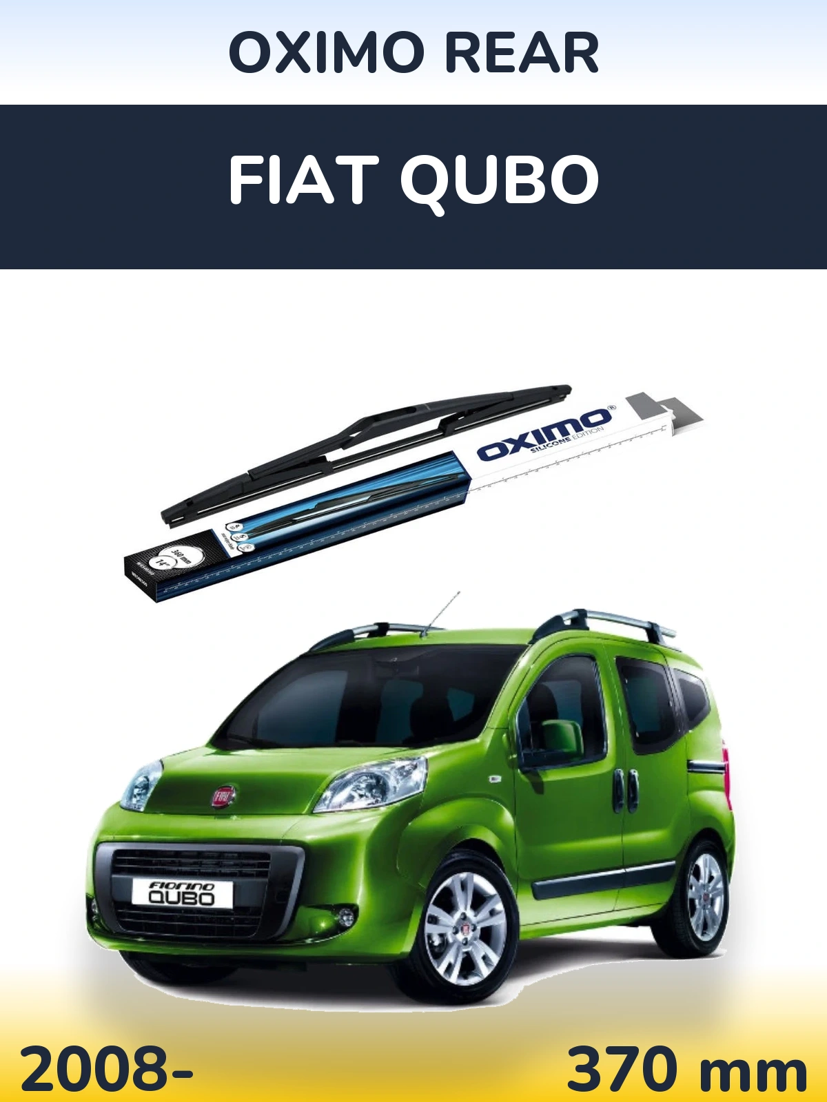 Zadní stěrač Oximo Rear 360 mm pro Fiat Qubo 2008-2026