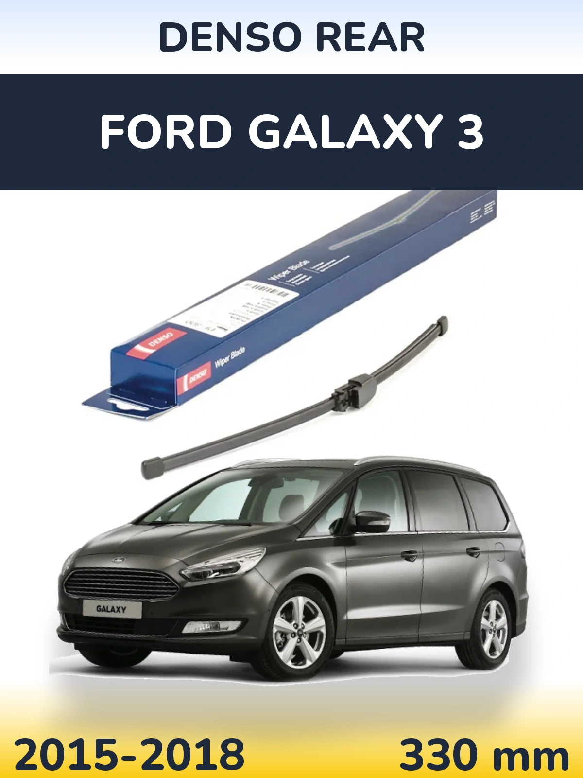 Zadní stěrač Denso Rear 335 mm pro Ford Galaxy 3 2015-2018