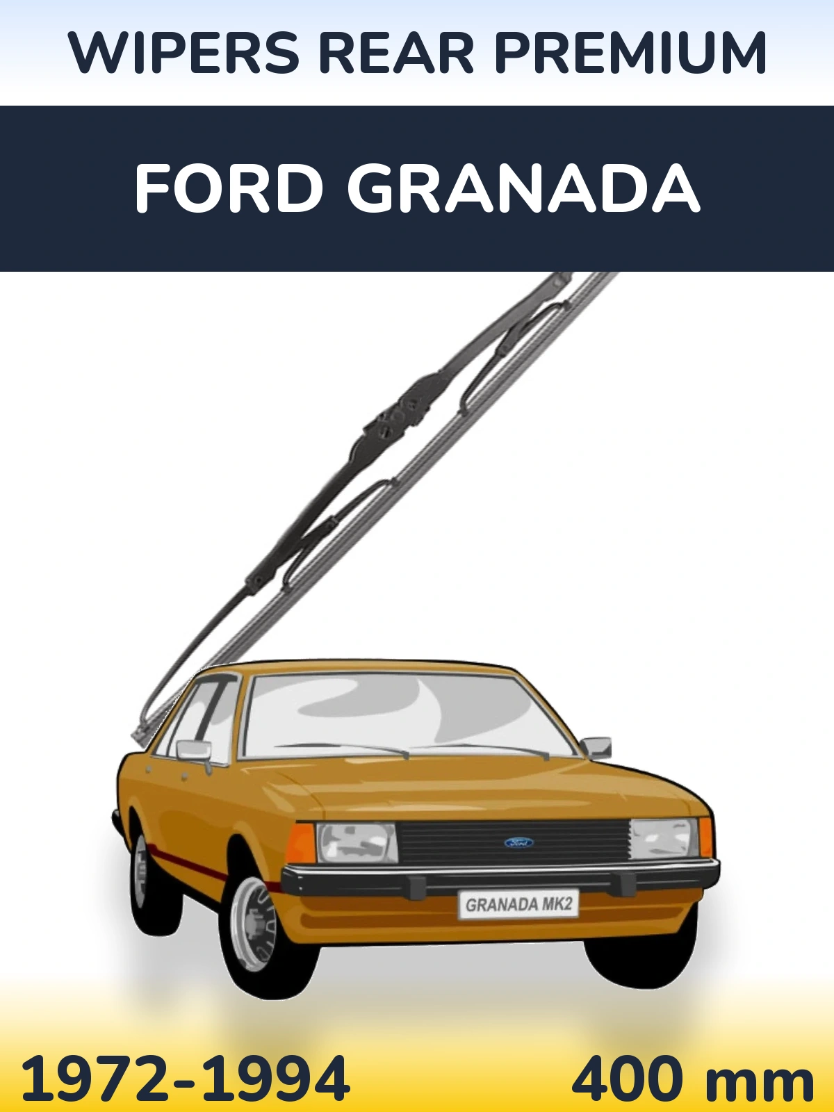 Zadní stěrač WIPERS REAR PREMIUM 400 mm pro Ford Granada 1972-1994