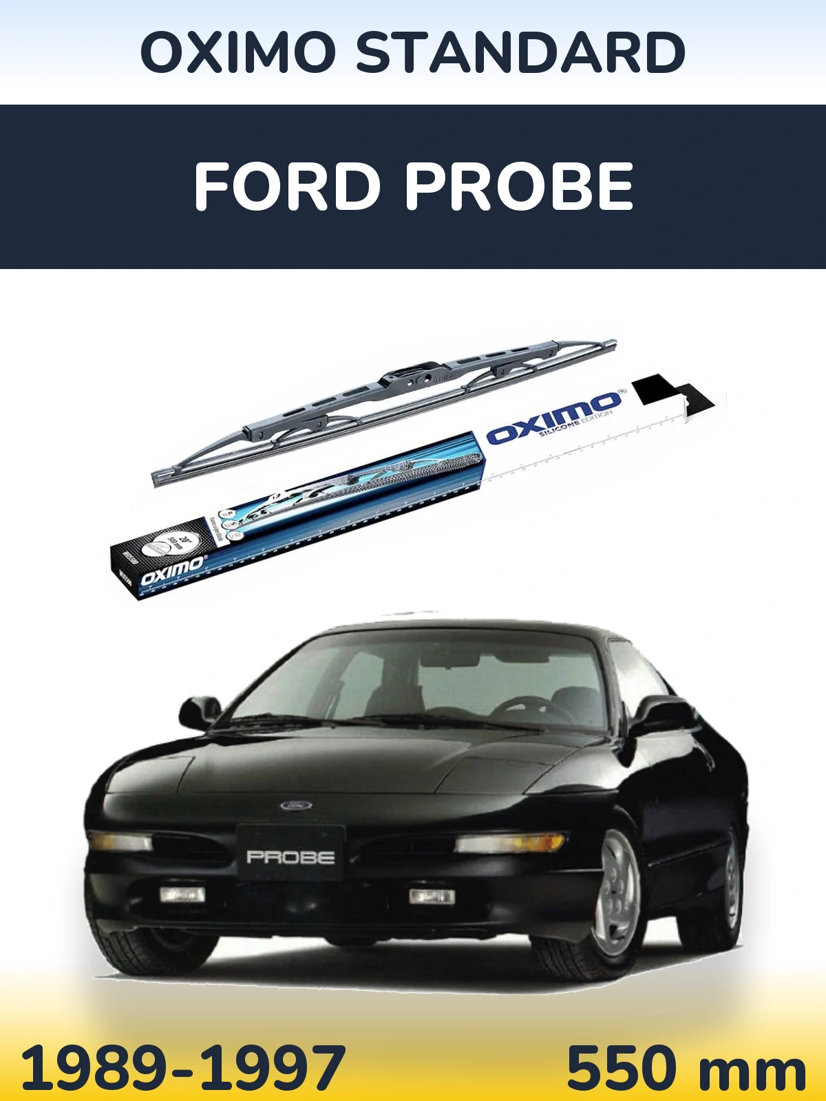 Zadní stěrač Oximo Standard 550 mm pro Ford Probe 1989-1997