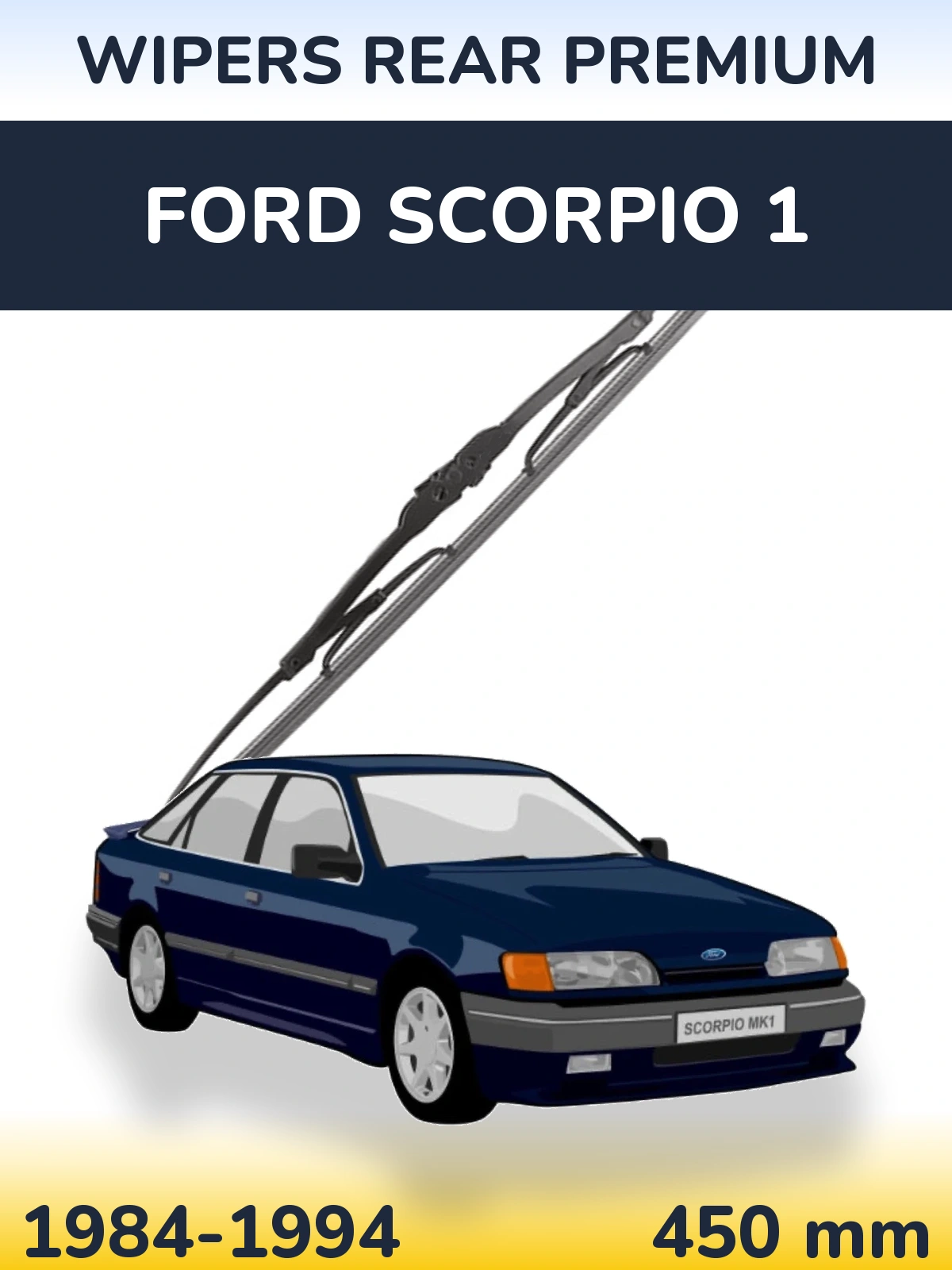 Zadní stěrač WIPERS REAR PREMIUM 450 mm pro Ford Scorpio 1 1984-1994