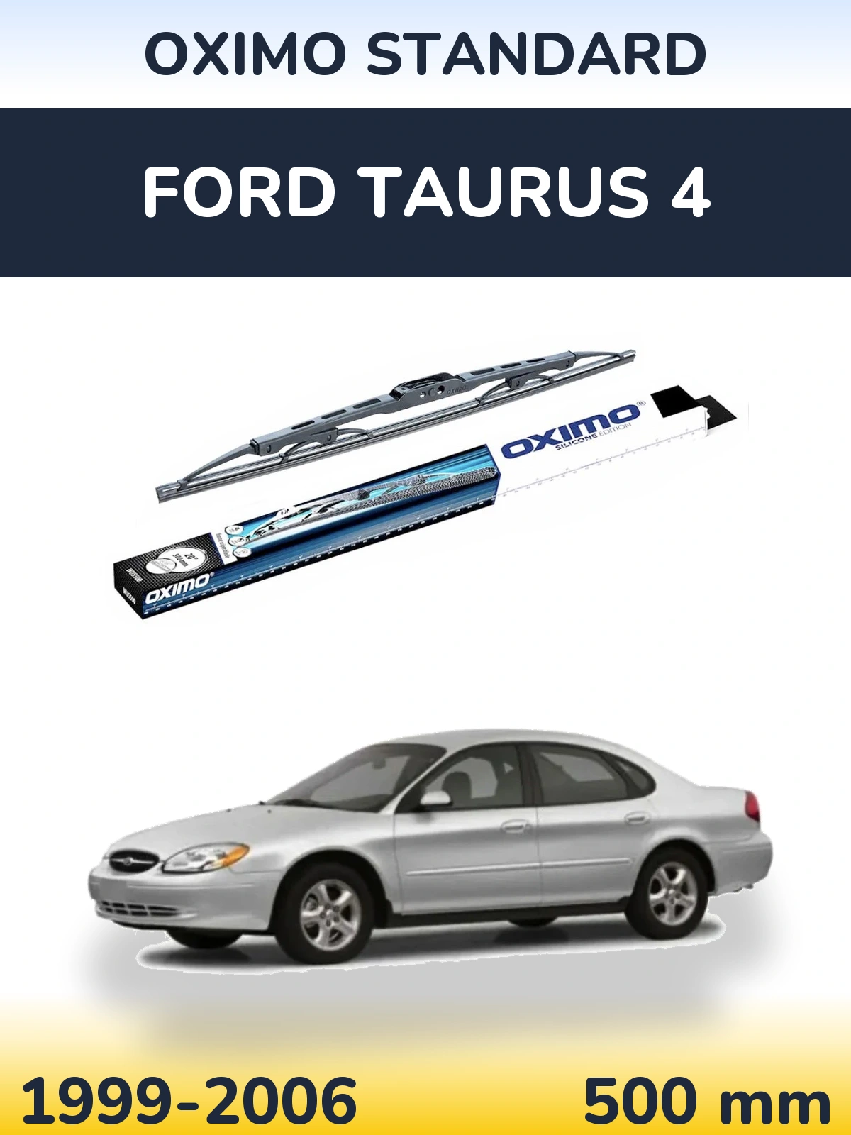 Zadní stěrač Oximo Standard 500 mm pro Ford Taurus 4 1999-2006