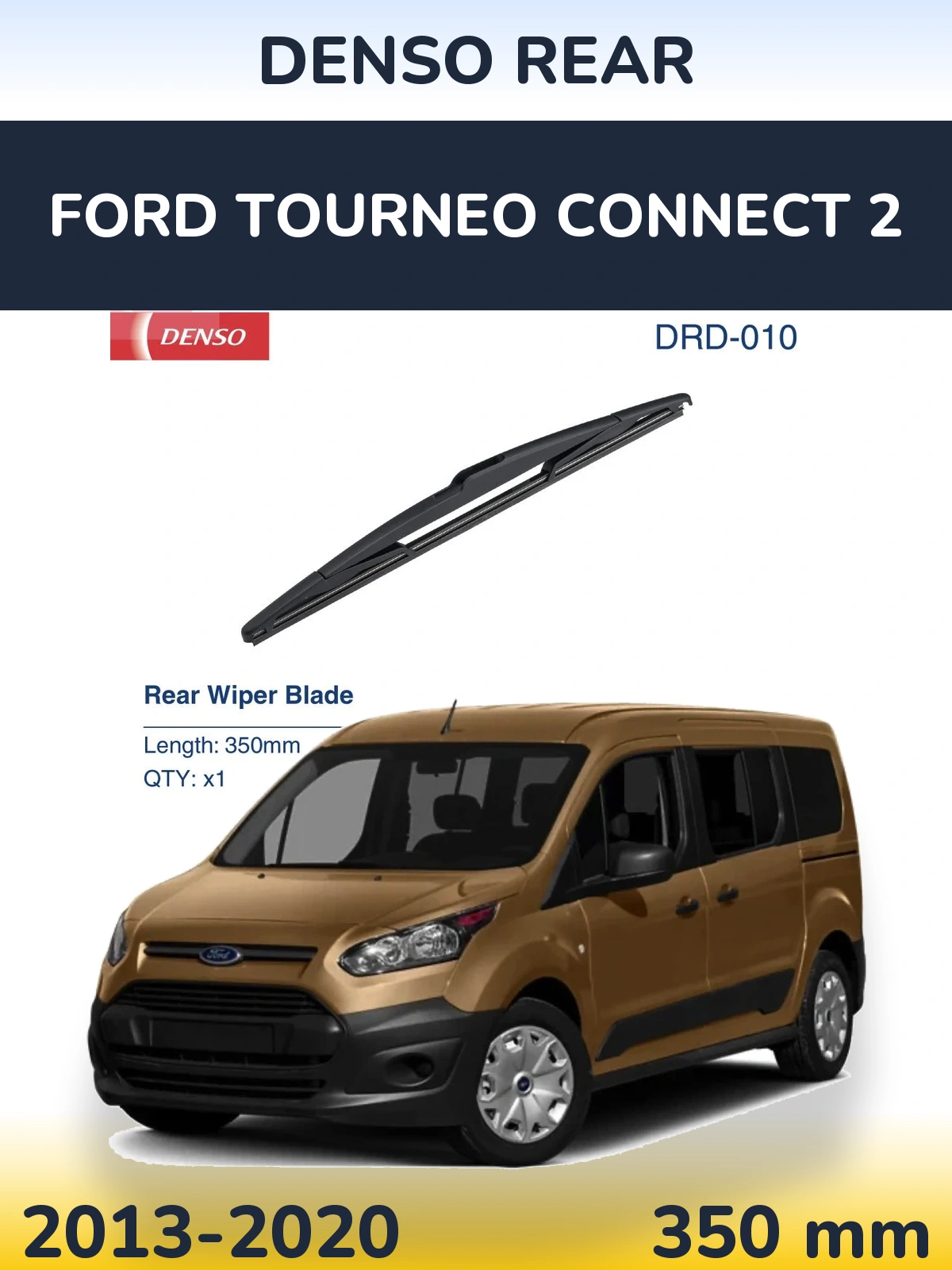 Zadní stěrač Denso Rear 350 mm pro Ford Tourneo Connect 2 2013-2020