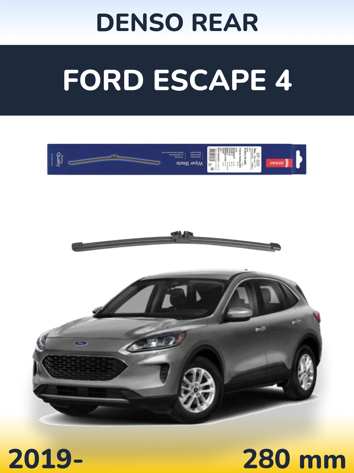 Zadní stěrač Denso Rear 280 mm pro Ford Escape 4 2019-2026