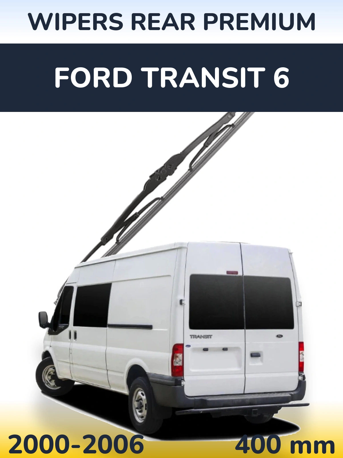 Zadní stěrač WIPERS REAR PREMIUM 400 mm pro Ford Transit 6 2000-2006
