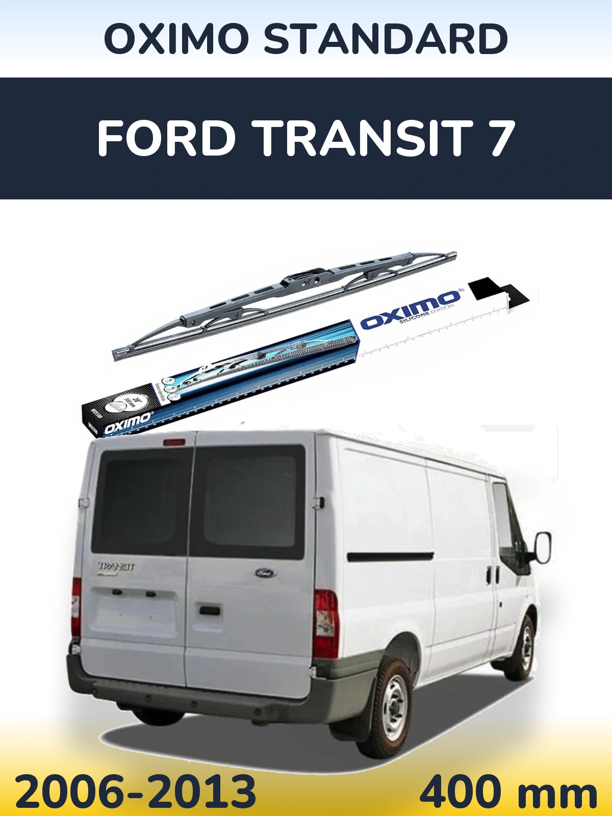 Zadní stěrač Oximo Standard 400 mm pro Ford Transit 7 2006-2013