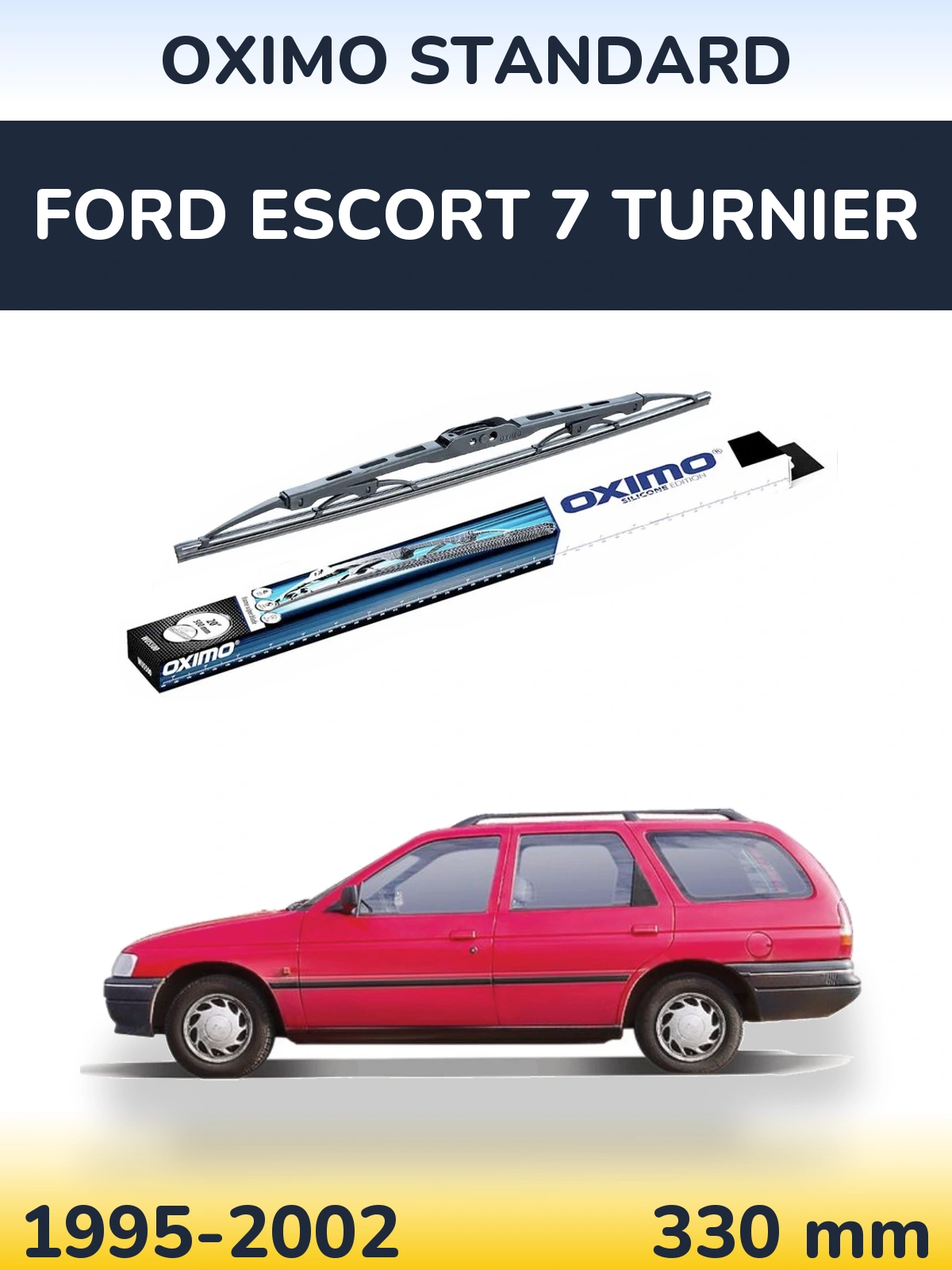 Zadní stěrač Oximo Standard 325 mm pro Ford Escort 7 Turnier 1995-2002