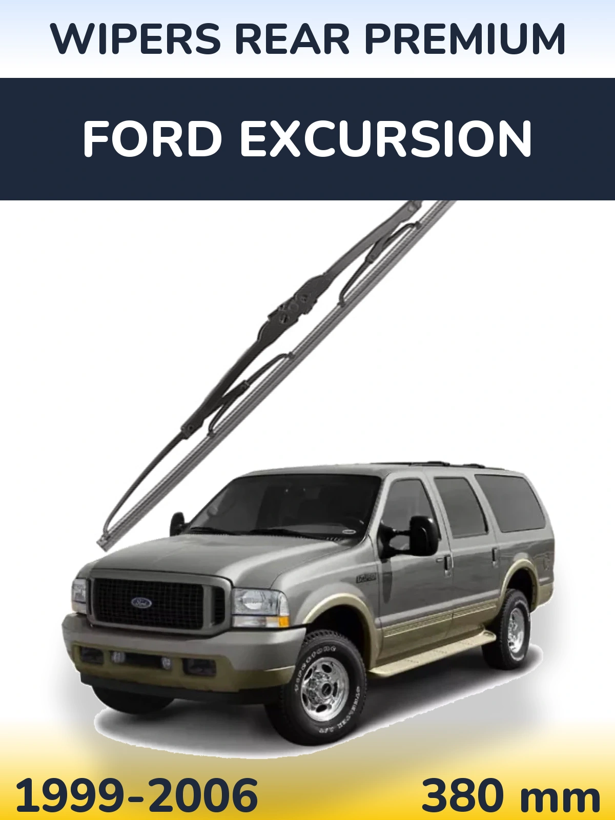 Zadní stěrač WIPERS REAR PREMIUM 380 mm pro Ford Excursion 1999-2006