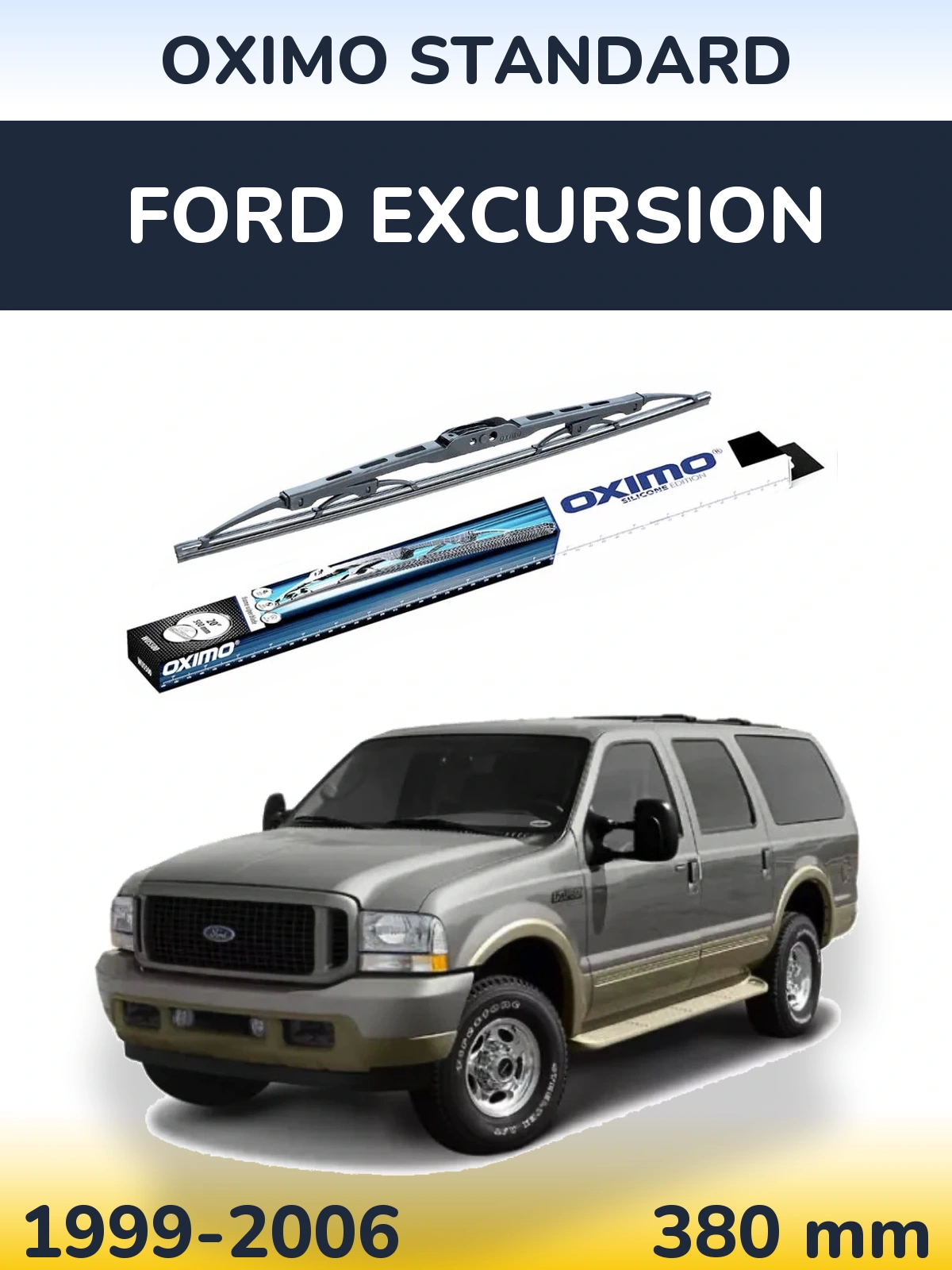 Zadní stěrač Oximo Standard 375 mm pro Ford Excursion 1999-2006