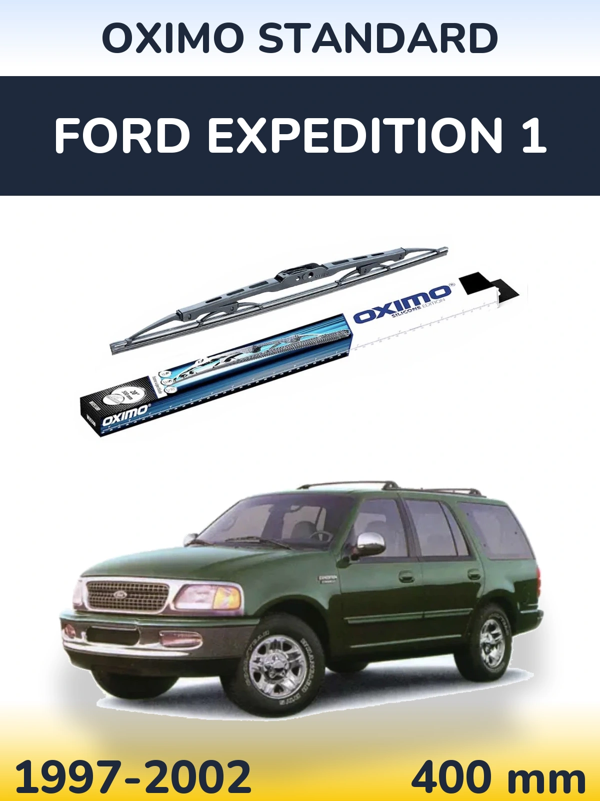 Zadní stěrač Oximo Standard 400 mm pro Ford Expedition 1 1997-2002