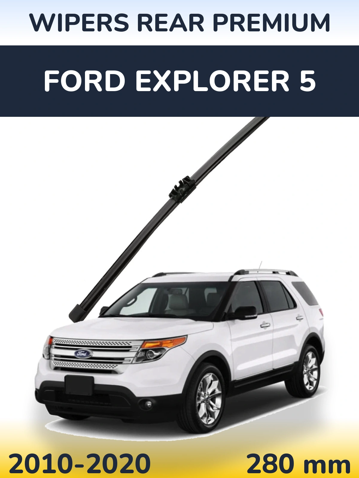 Zadní stěrač WIPERS REAR PREMIUM 280 mm pro Ford Explorer 5 2010-2020