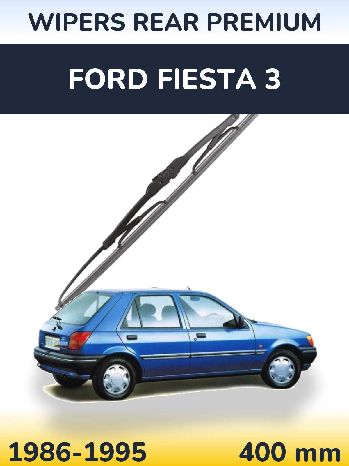 Zadní stěrač WIPERS REAR PREMIUM 400 mm pro Ford Fiesta 3 1986-1995