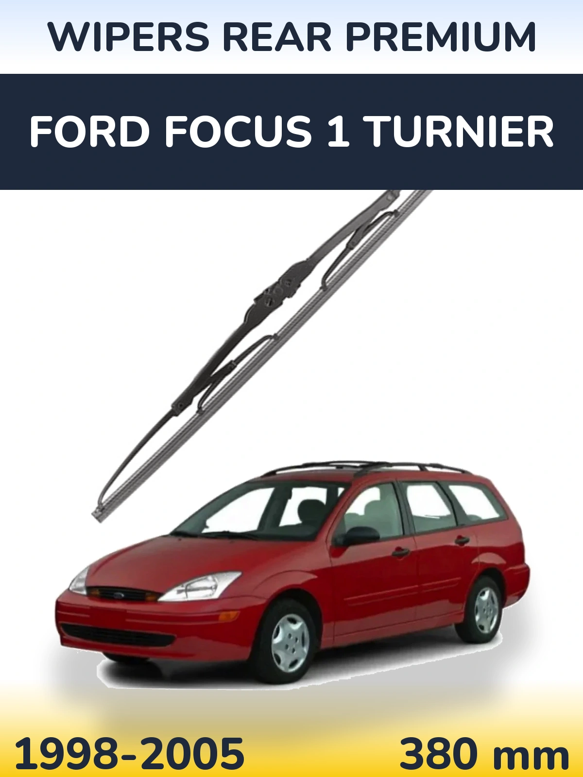 Zadní stěrač WIPERS REAR PREMIUM 380 mm pro Ford Focus 1 Turnier 1998-2005