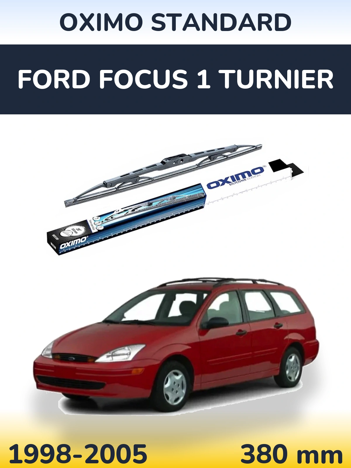 Zadní stěrač Oximo Standard 375 mm pro Ford Focus 1 Turnier 1998-2005