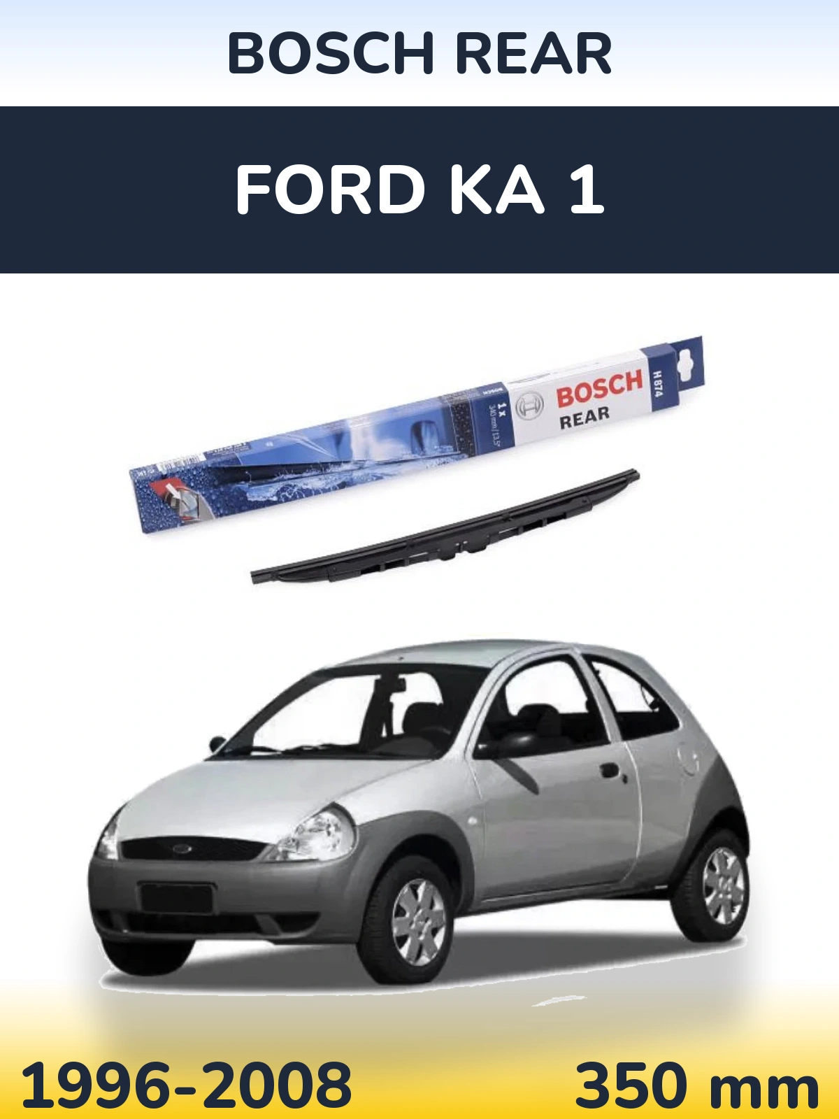 Задня щітка BOSCH Rear 340 мм для Ford Ka 1 1996-2008