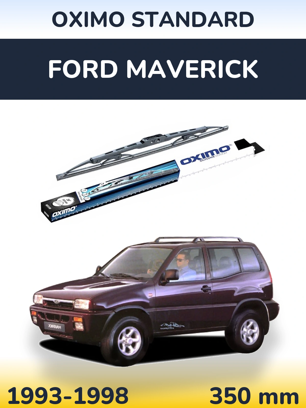 Zadní stěrač Oximo Standard 350 mm pro Ford Maverick 1993-1998