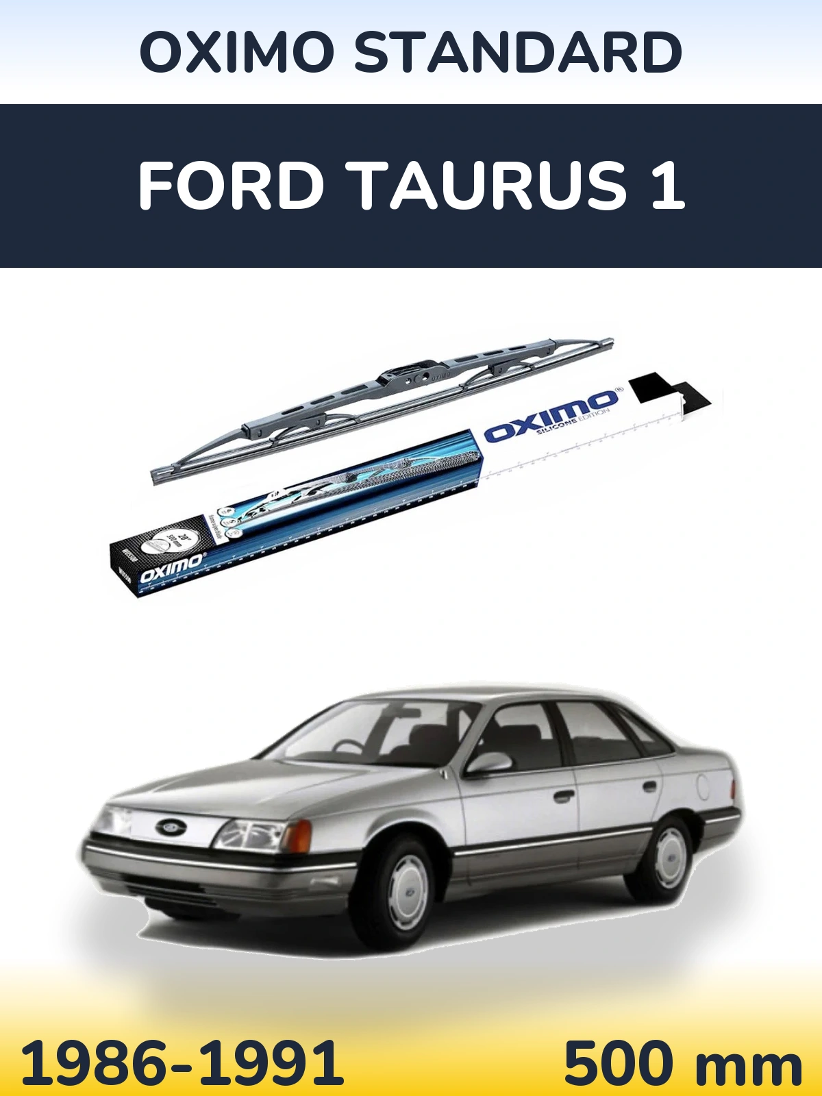 Zadní stěrač Oximo Standard 500 mm pro Ford Taurus 1 1986-1991