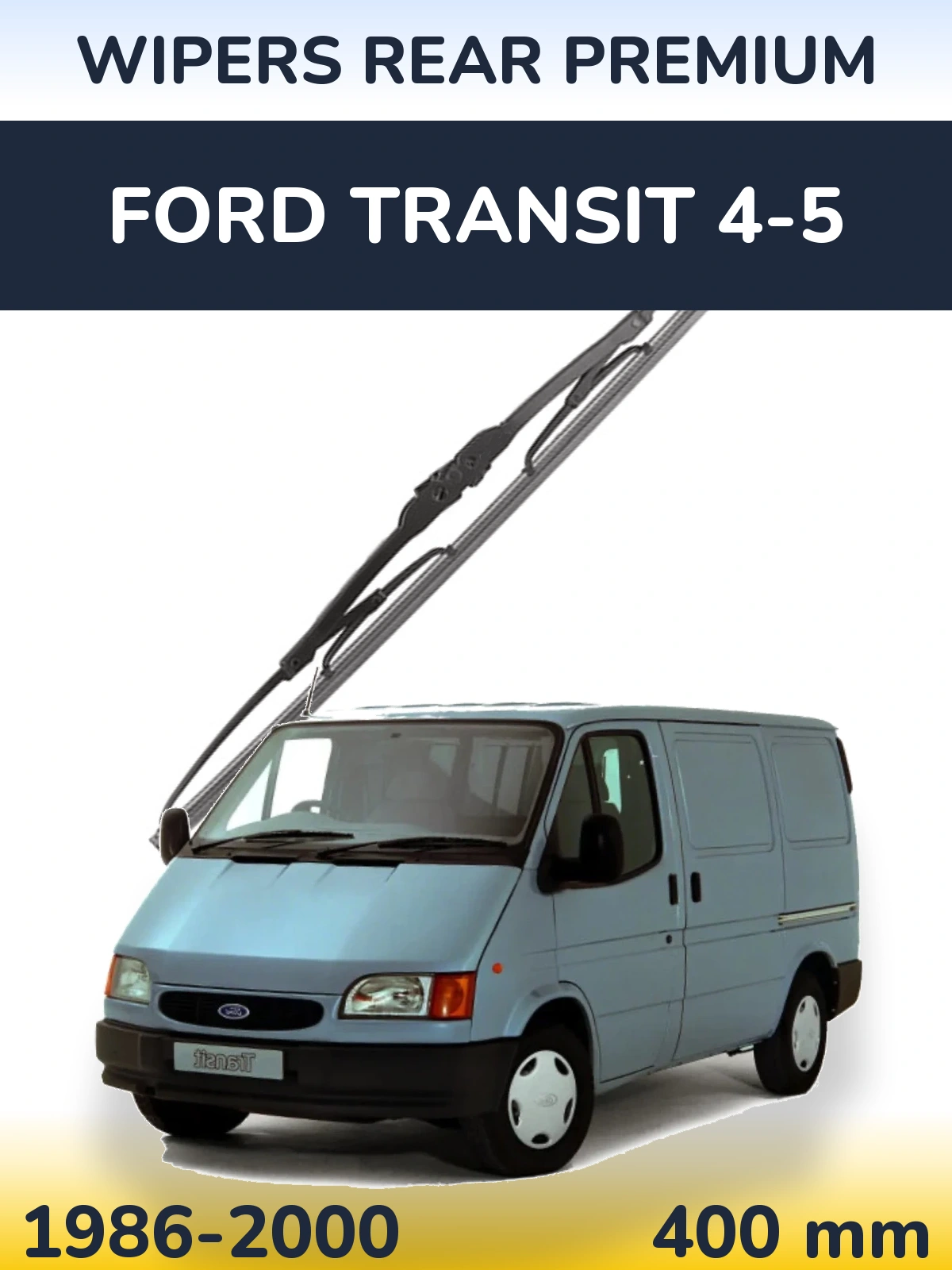 Zadní stěrač WIPERS REAR PREMIUM 400 mm pro Ford Transit 4-5 1986-2000