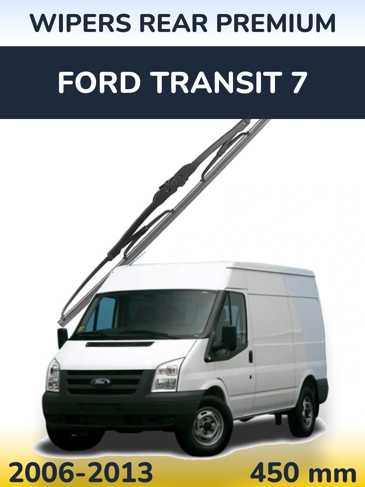 Zadní stěrač WIPERS REAR PREMIUM 450 mm pro Ford Transit 7 2006-2013