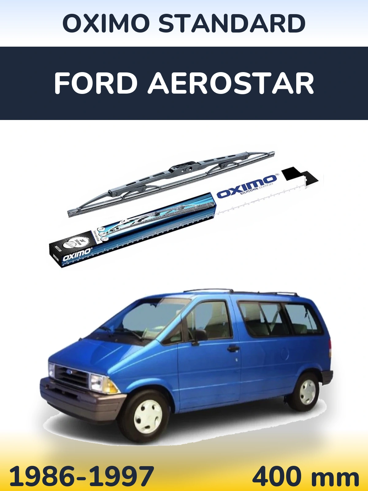 Задня щітка Oximo Standard 400 мм для Ford Aerostar 1986-1997