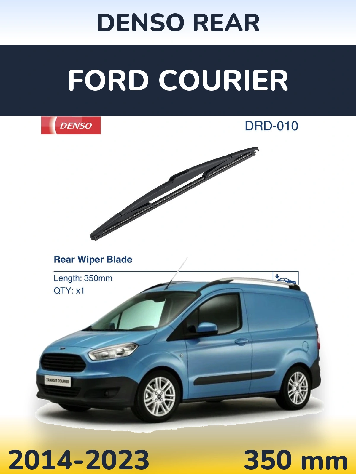 Zadní stěrač Denso Rear 350 mm pro Ford Courier 2014-2023