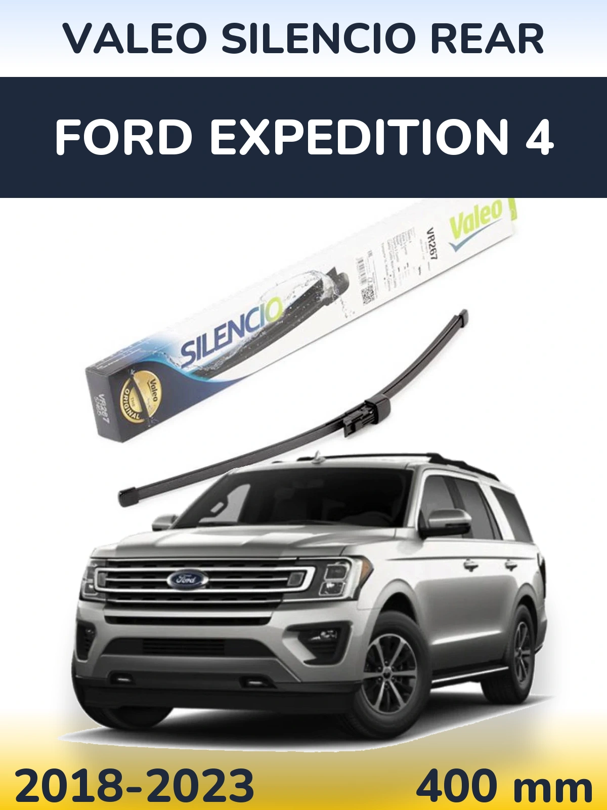 Zadní stěrač Valeo Silencio Rear 400 mm pro Ford Expedition 4 2018-2023