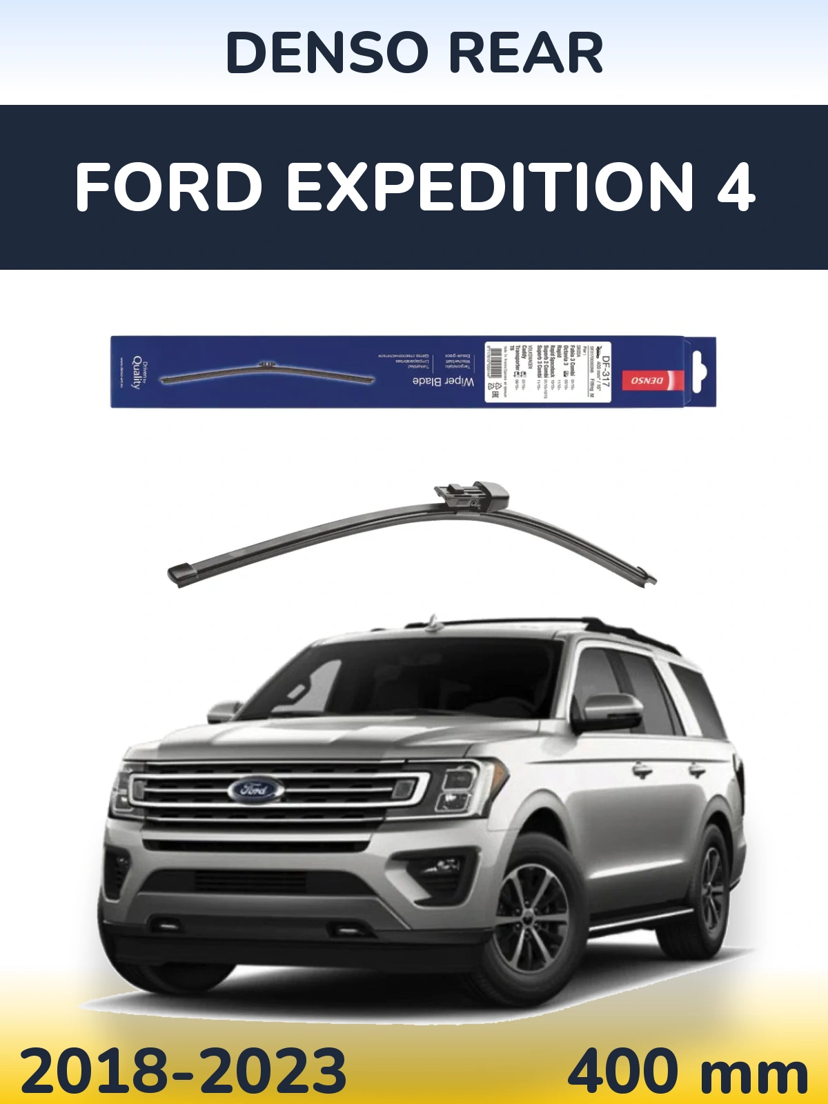 Zadní stěrač Denso Rear 400 mm pro Ford Expedition 4 2018-2023