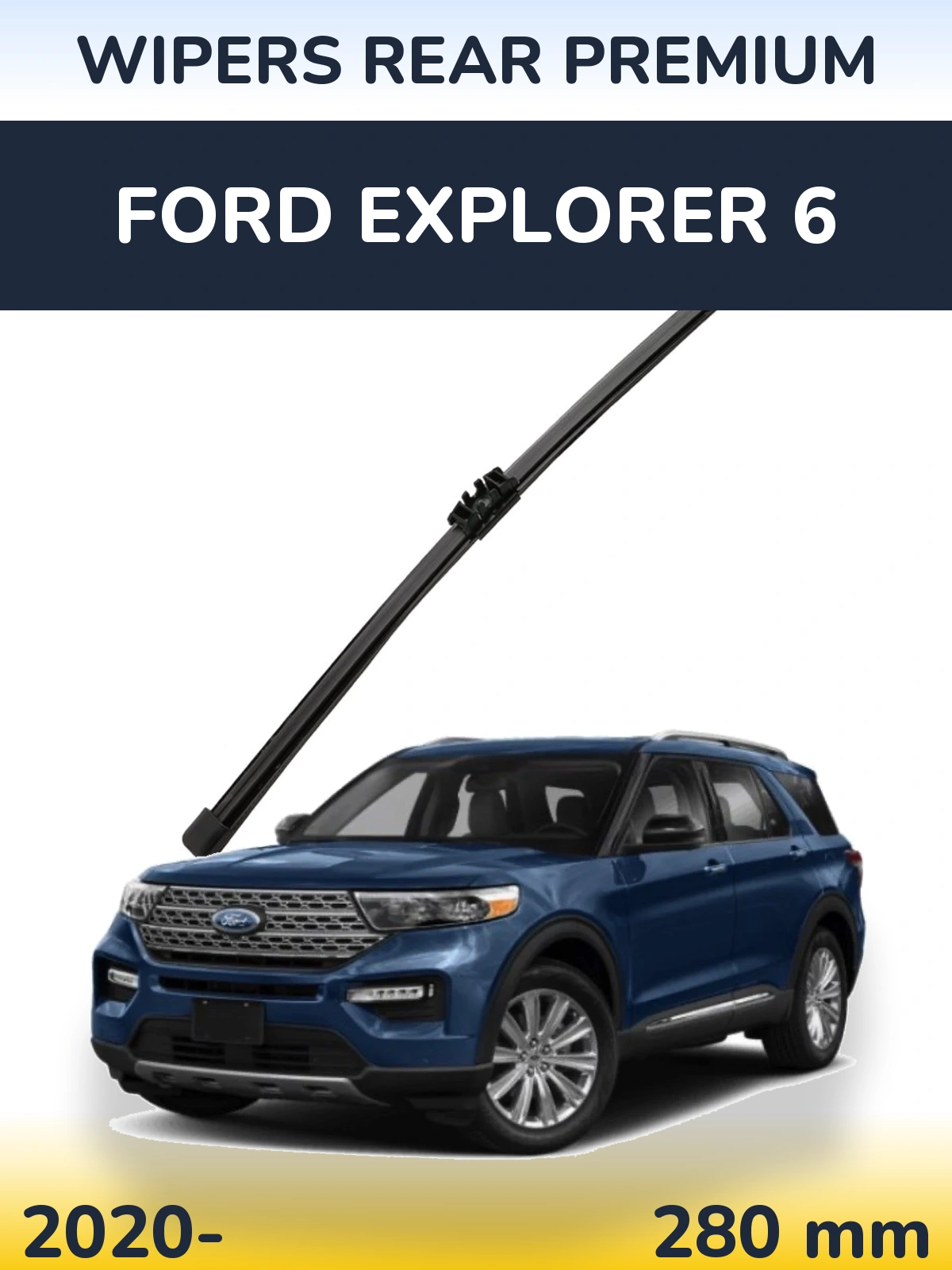 Zadní stěrač WIPERS REAR PREMIUM 280 mm pro Ford Explorer 6 2020-2026