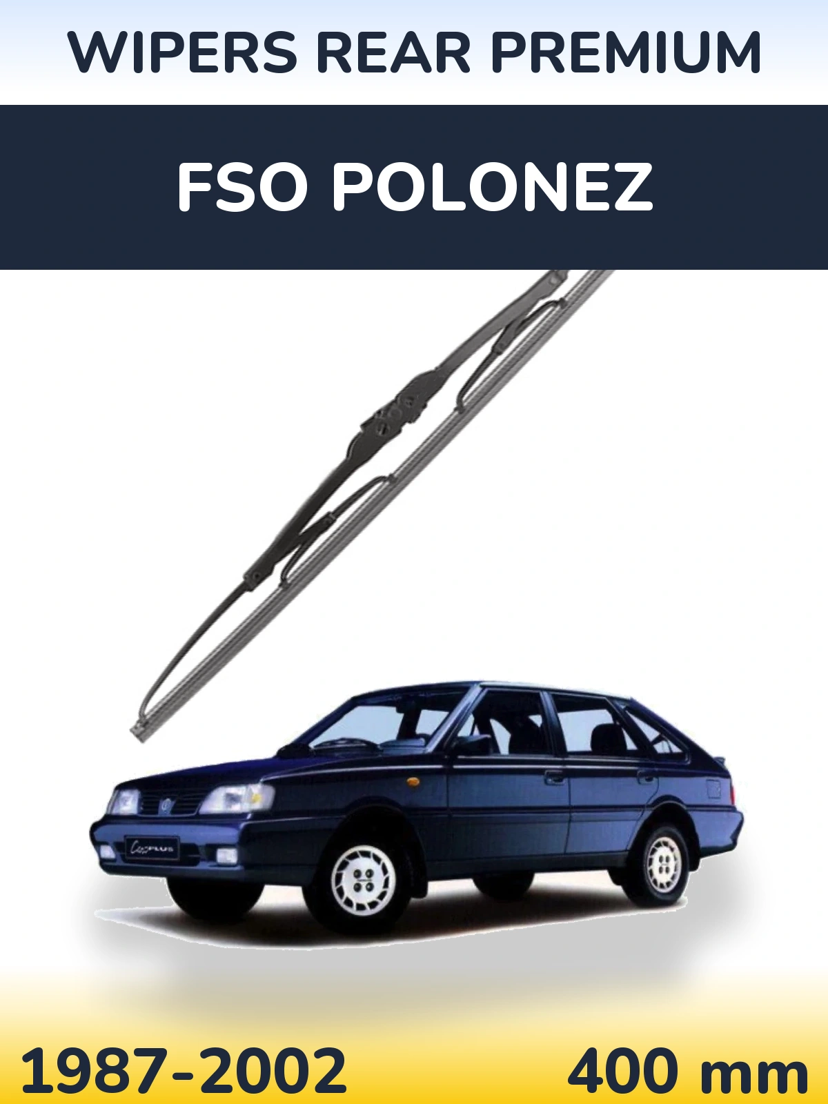 Zadní stěrač WIPERS REAR PREMIUM 400 mm pro FSO Polonez 1987-2002