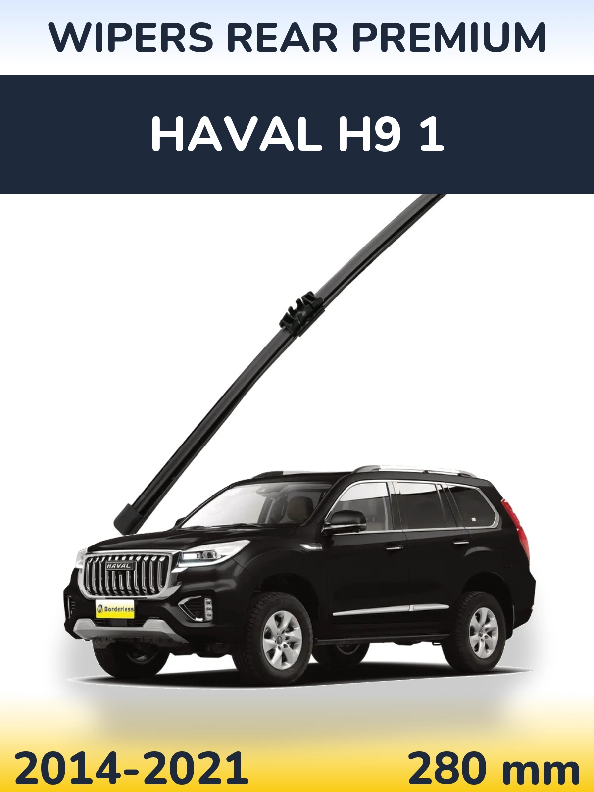 Zadní stěrač WIPERS REAR PREMIUM 280 mm pro Haval H9 1 2014-2021