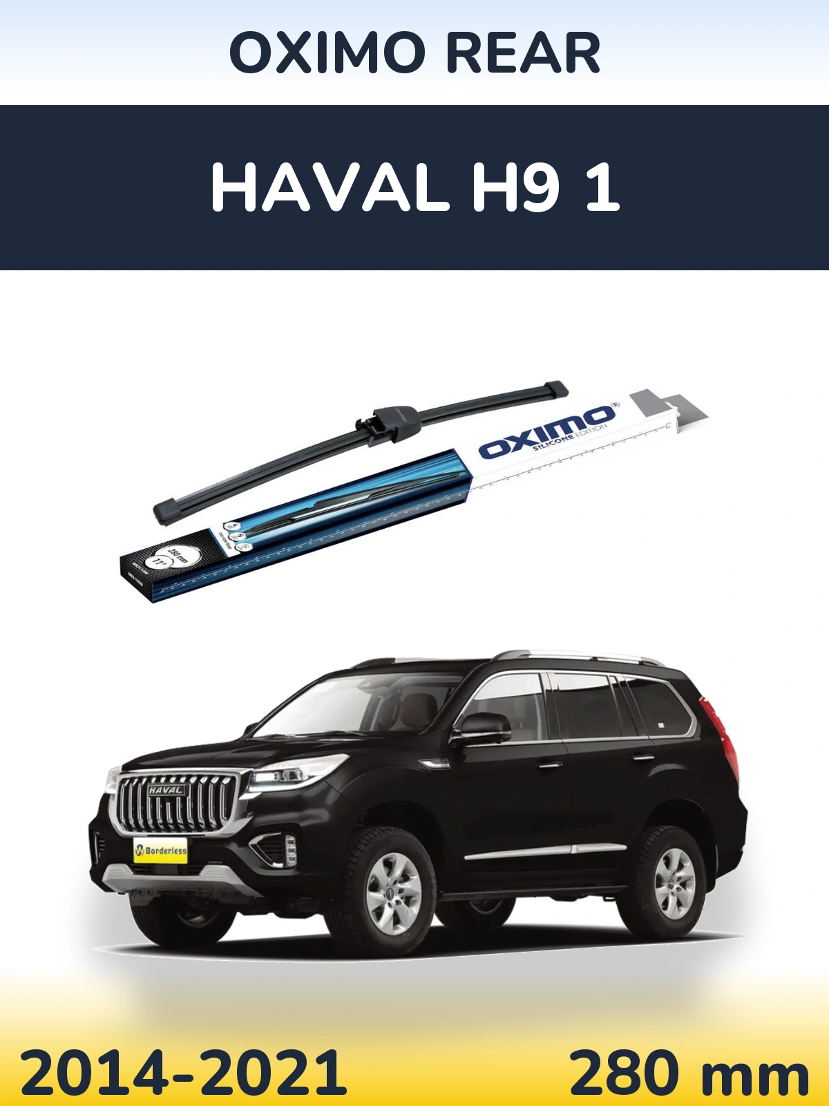 Zadní stěrač Oximo Rear 280 mm pro Haval H9 1 2014-2021