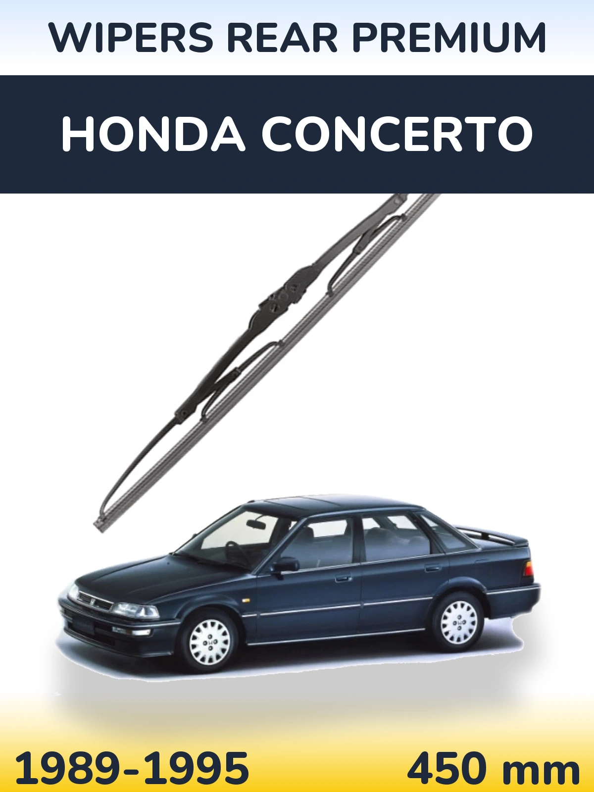 Zadní stěrač WIPERS REAR PREMIUM 450 mm pro Honda Concerto 1989-1995