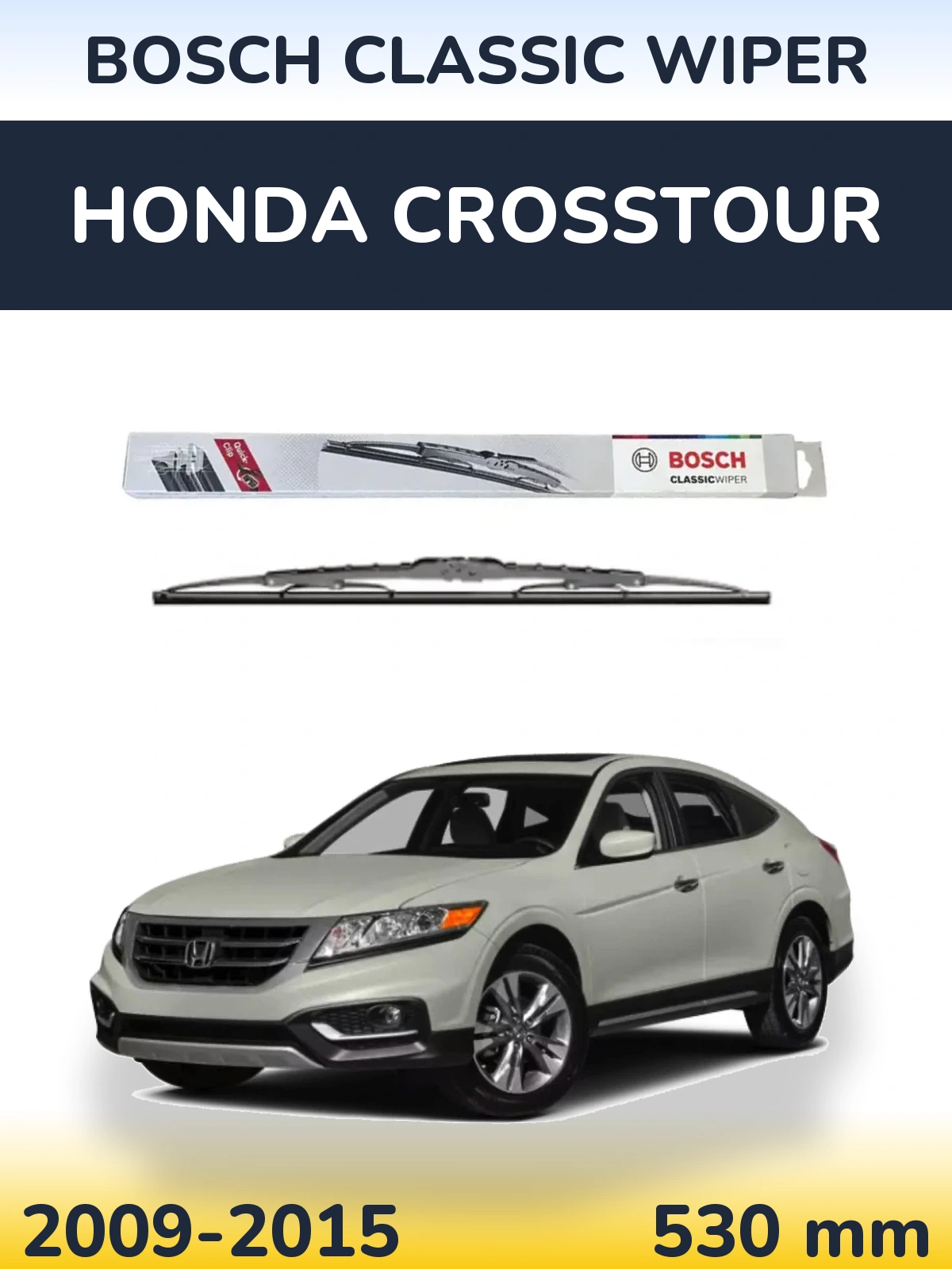 Zadní stěrač BOSCH Classic Wiper 530 mm pro Honda Crosstour 2009-2015
