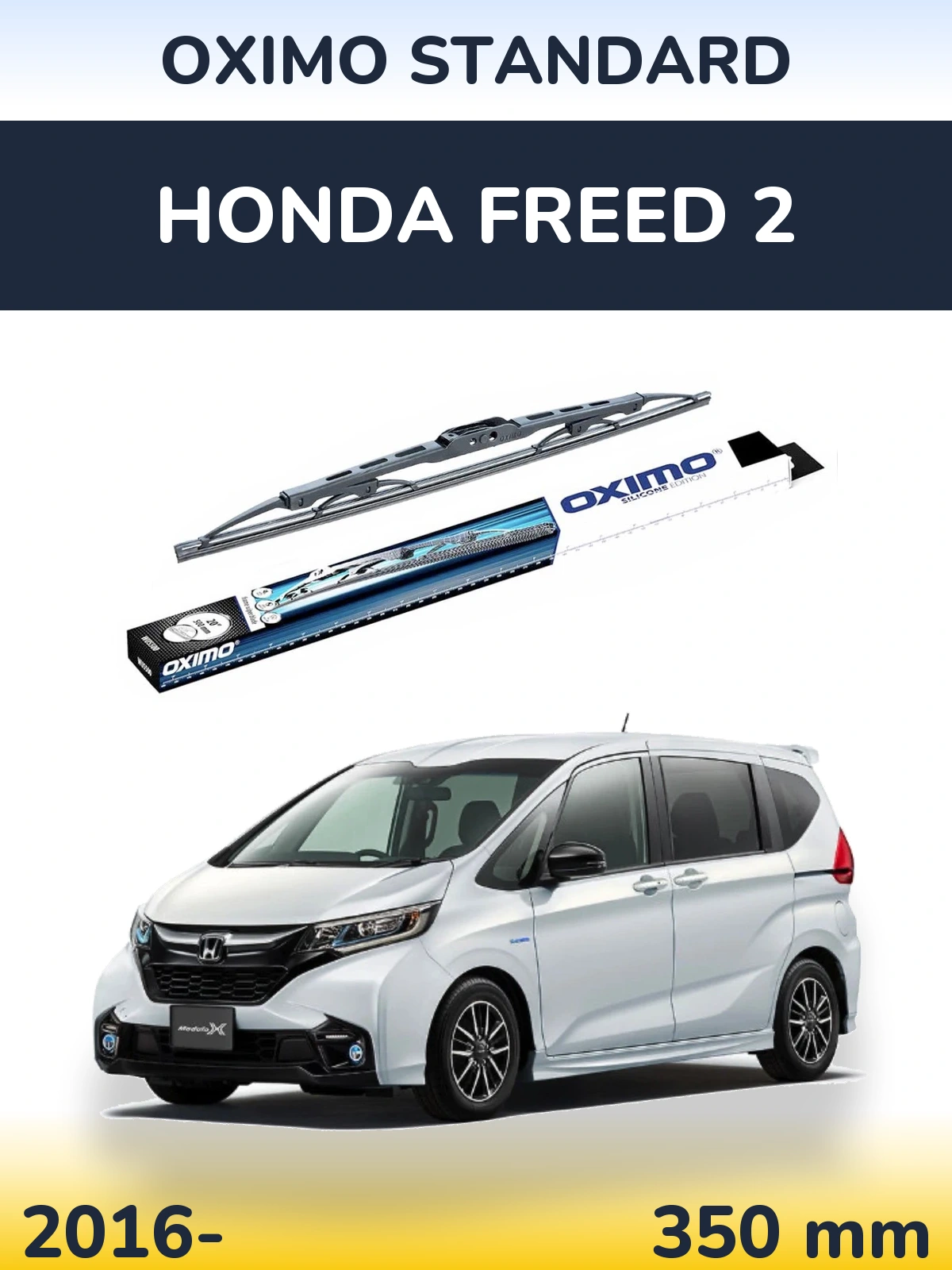 Zadní stěrač Oximo Standard 350 mm pro Honda Freed 2 2016-2026