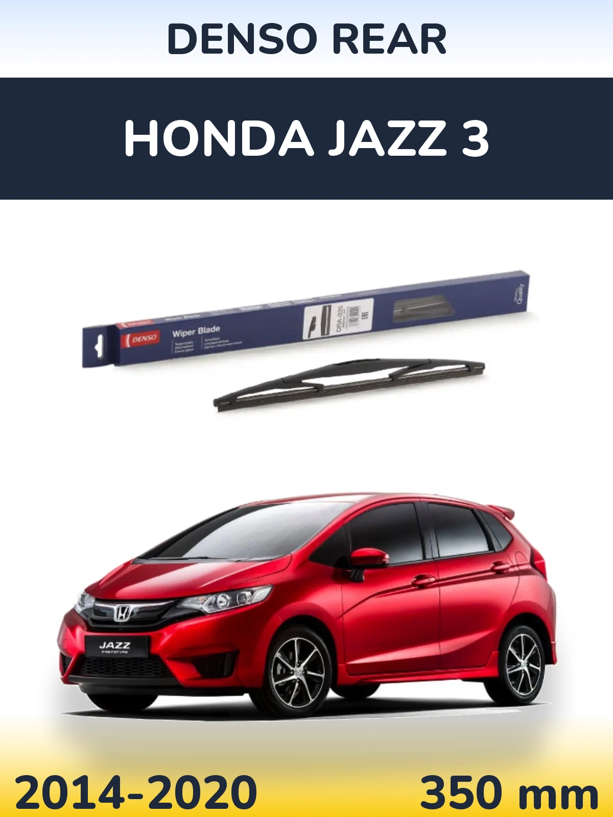 Zadní stěrač Denso Rear 350 mm pro Honda Jazz 3 2014-2020