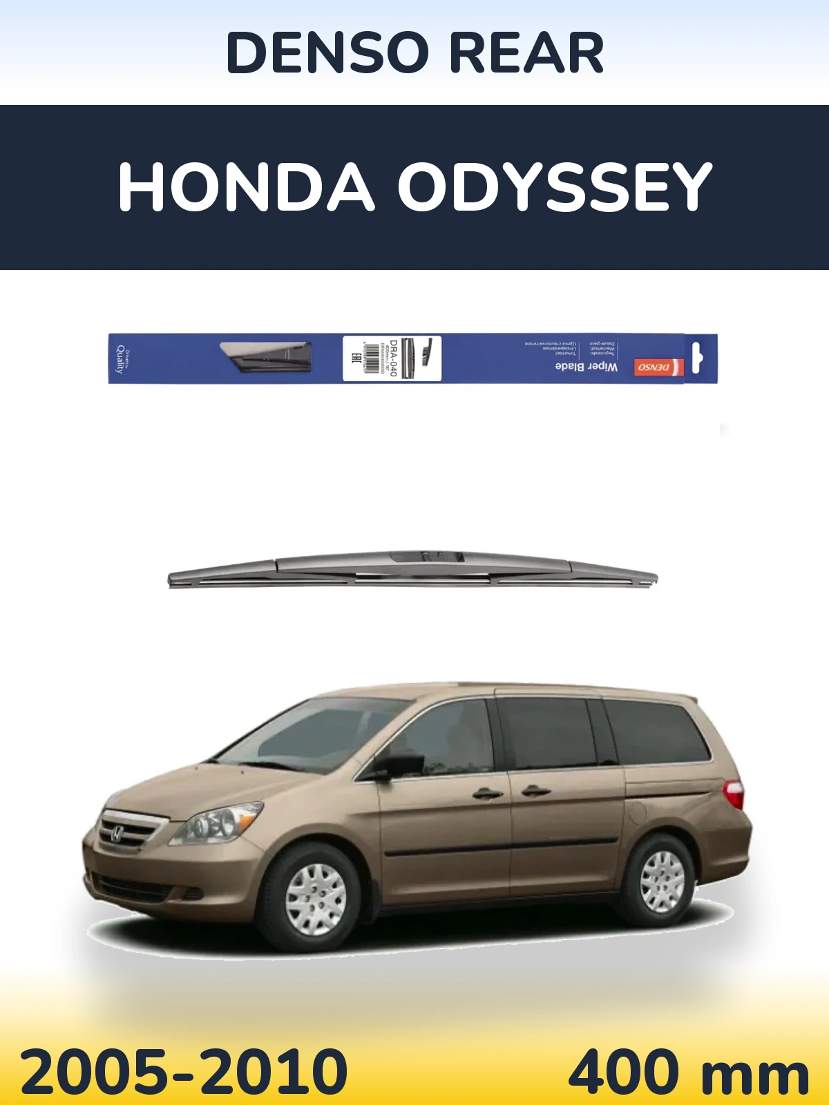 Zadní stěrač Denso Rear 400 mm pro Honda Odyssey 2005-2010